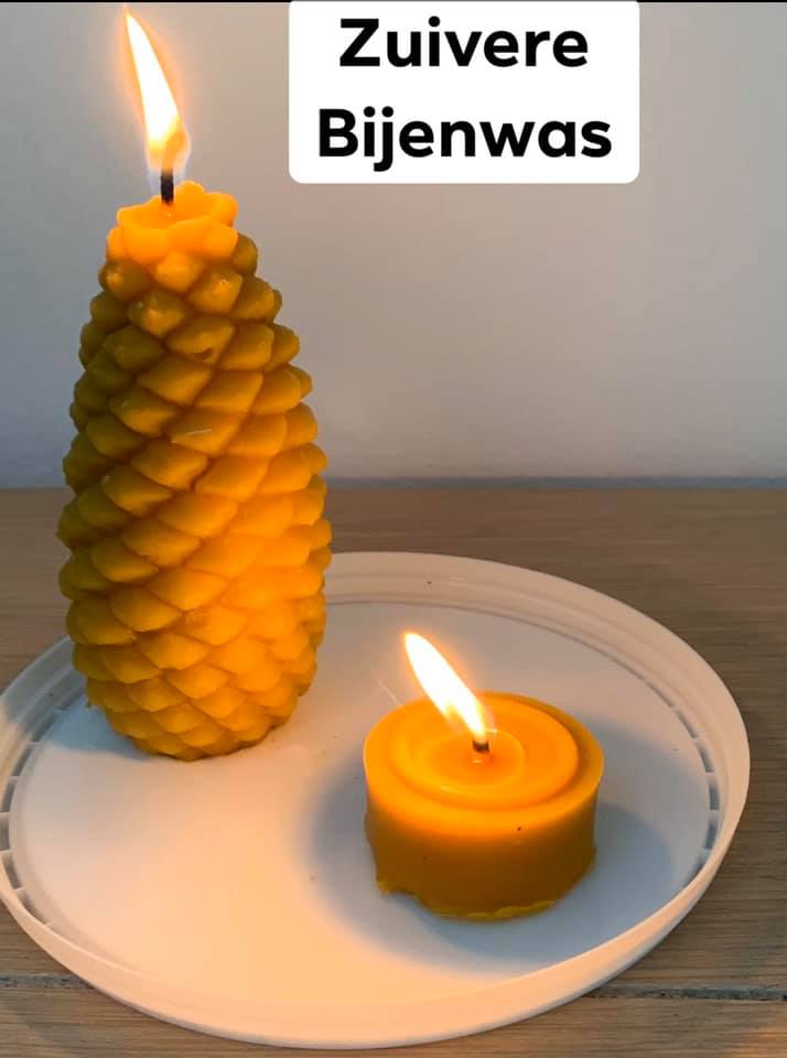 kaarsen van zuivere bijenwas